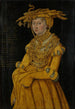 portret księżnej Katarzyny - Lucas Cranach starszy — oprawiony obraz na ścianie