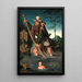 Święty Krzysztof - Lucas Cranach starszy — oprawiony obraz na ścianie