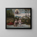 Le Baptême du Christ - Lucas Cranach l'Ancien — oprawiony obraz na ścianie