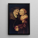 Niezgodna para - Lucas Cranach Starszy — oprawiony obraz na ścianie