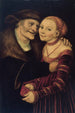 Niezgodna para - Lucas Cranach Starszy — widok dzieła