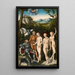 Le Jugement de Pâris - Lucas Cranach Starszy — oprawiony obraz na ścianie