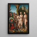 Le Jugement de Pâris - Lucas Cranach l'Ancien — oprawiony obraz na ścianie