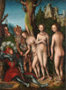 Le Jugement de Pâris - Lucas Cranach l'Ancien — widok dzieła