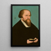 Portret Caspara Crucigera - Lucas Cranach Młodszy — oprawiony obraz na ścianie