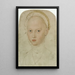 Portret księżniczki Elżbiety Saksońskiej - Lucas Cranach Młodszy — oprawiony obraz na ścianie