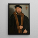 Portret mężczyzny - Lucas Cranach Młodszy — oprawiony obraz na ścianie