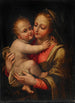 Madonna z Dzieciątkiem - Lucia Anguissola — oprawiony obraz na ścianie