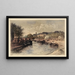 La Seine et le Pont Marie - Lucien Marcelin Gautier — oprawiony obraz na ścianie