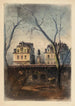 Statua Henryka IV na Pont-Neuf widziany z placu Square du Vert-Galant - Lucien Marcelin Gautier — widok dzieła