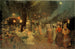 Le Jardin du bal Bullier la nuit - Ludovic Vallée — widok dzieła