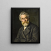 Le peintre Vilhelm Kyhn - Ludovica Thornam — oprawiony obraz na ścianie