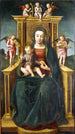La Vierge et l'Enfant en majesté - Ludovico Brea — widok dzieła