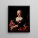 portret Faustine Bordoni - Ludovico Mazzanti — oprawiony obraz na ścianie