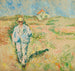 Mężczyzna w białym w krajobrazie Skagen - Ludvig Karsten — widok dzieła