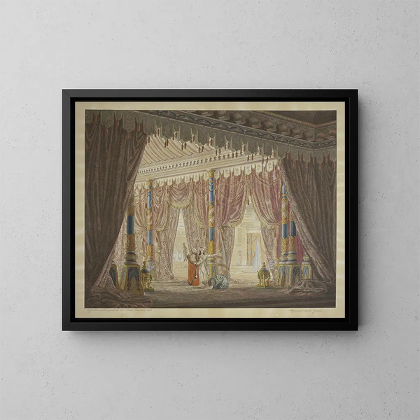 Sala Wschodnia - Ludwig Daniel Philipp Schmidt — oprawiony obraz na ścianie