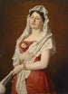 Portret damy - Ludwig Gloss — widok dzieła