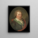 Johan Tobias Sergel 1740–1814 artysta rzeźbiarz - Ludwig Guttenbrunn — oprawiony obraz na ścianie