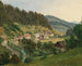 Widok na Waidhofen an der Ybbs, dom fałszerza Baron Winkler - Ludwig Halauska — widok dzieła