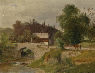 Ludwig Halauska - Bauernhaus an der Steinbrck.webp