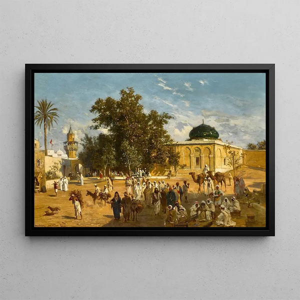 Dar el Ber Tunis - Ludwig Hans Fischer — oprawiony obraz na ścianie