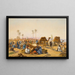 Le marché de rue - Ludwig Hans Fischer — oprawiony obraz na ścianie