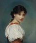Dziewczyna włoska - Ludwig Knaus — widok dzieła