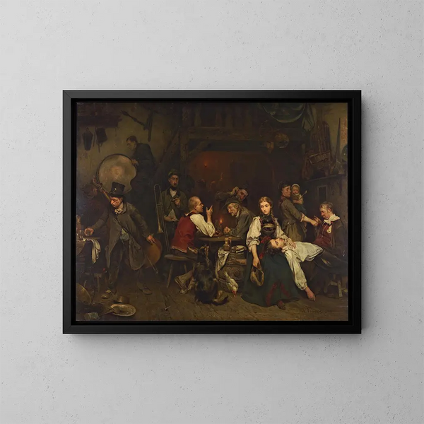 Le Matin après le Festival - Ludwig Knaus — oprawiony obraz na ścianie