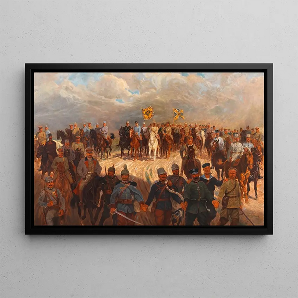 Le grand temps - Ludwig Koch — oprawiony obraz na ścianie