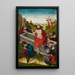 Zmartwychwstania - Ludwig Schongauer — oprawiony obraz na ścianie