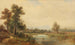 Mała scena nad rzeką - Ludwig Sckell — widok dzieła