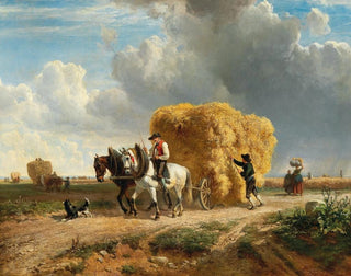Koszenie - Ludwig Voltz — widok dzieła