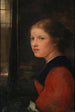 Młoda dziewczyna przy oknie - Ludwig von Löfftz — widok dzieła