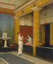 Jedno z pompeińskich sądów - Luigi Bazzani — widok dzieła