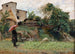 Scena wiejska - Luigi Bechi — widok dzieła