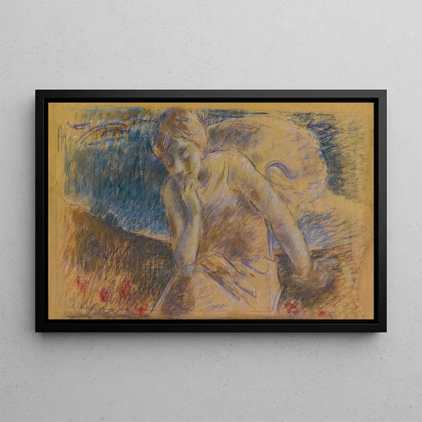 Luigi Conconi - Figura Femminile Nel Prato.webp