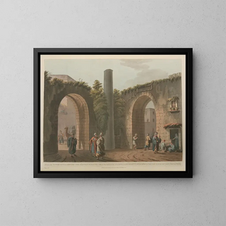 Luigi Mayer - Pillar to which was affixed the sentence passed on our Saviour.webp