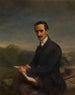 The Painter Alexandre Calame - Luigi Rubio — widok dzieła