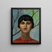 portret Lina Zaquini - Luigi Russolo — oprawiony obraz na ścianie