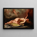 Nu leżący - Luis Ricardo Falero — oprawiony obraz na ścianie