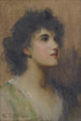Une rêverie - Luke Fildes — widok dzieła