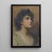 Une rêverie - Luke Fildes — oprawiony obraz na ścianie