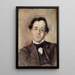 Portret Paula Lautaud 1872-1956 pisarz i kronikarz - M Th Catti — oprawiony obraz na ścianie