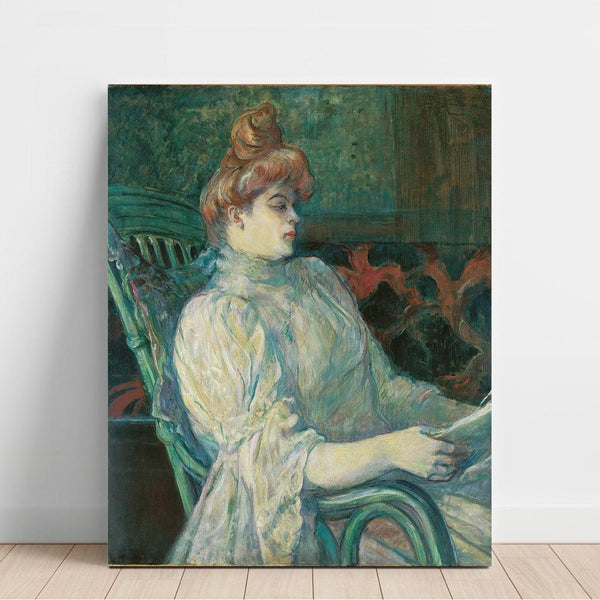 Reprodukcja obrazu Madame Marthe X - Bordeaux - Henri de Toulouse-Lautrec