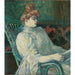 Reprodukcja obrazu Madame Marthe X - Bordeaux - Henri de Toulouse-Lautrec