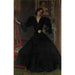 Reprodukcja obrazu Madame Sorolla (Clotilde García del Castillo, 1865-1929) w czerni - Joaquín Sorolla