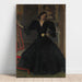 Reprodukcja obrazu Madame Sorolla (Clotilde García del Castillo, 1865-1929) w czerni - Joaquín Sorolla
