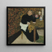 Madame Vuillard z różową filiżanką - Édouard Vuillard — oprawiony obraz na ścianie