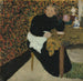Madame Vuillard z różową filiżanką - Édouard Vuillard — widok dzieła