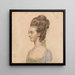 Mademoiselle Barbara Hill 1838 - John Smart — oprawiony obraz na ścianie